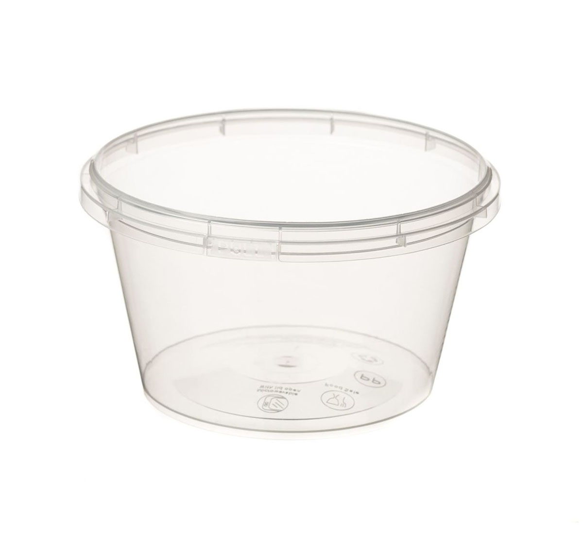 גביע 750 גרם בל עגול עם מכסה