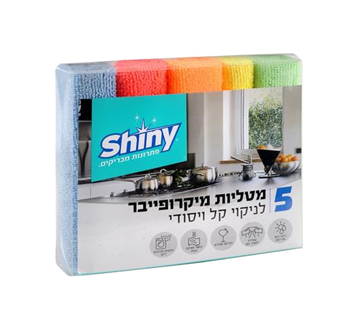 מטליות מיקרופייבר 5 יח' קטנות 30/30