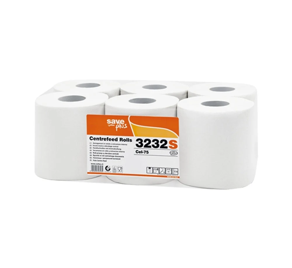 נייר מגבת צלטקס דו שכבתי 6 יח' 2700 דפים
