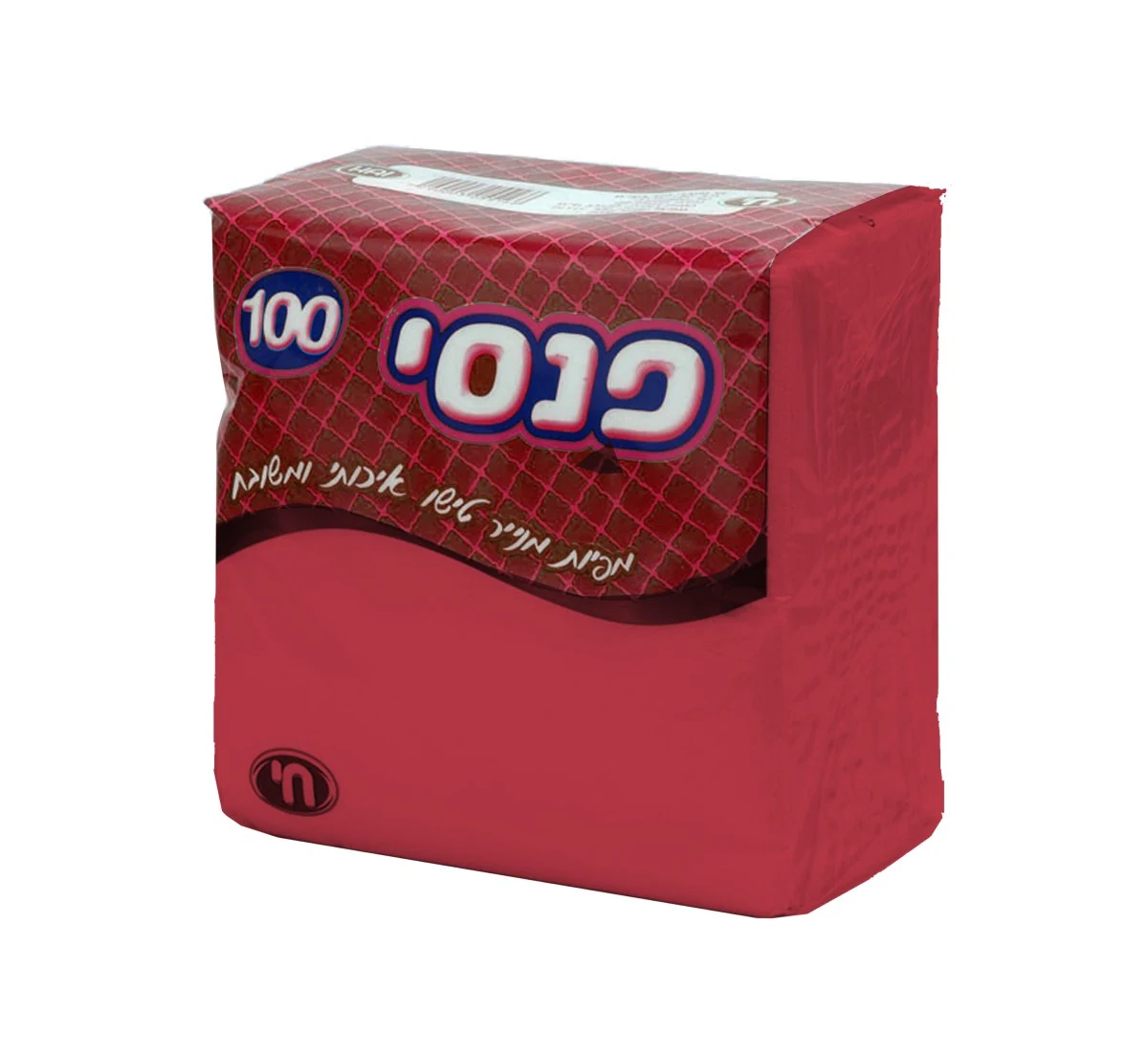 מפיות נייר טישו פנסי כהה משובח אדום 30/100